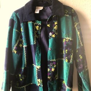 Coldwater Creek Velvet Jacket